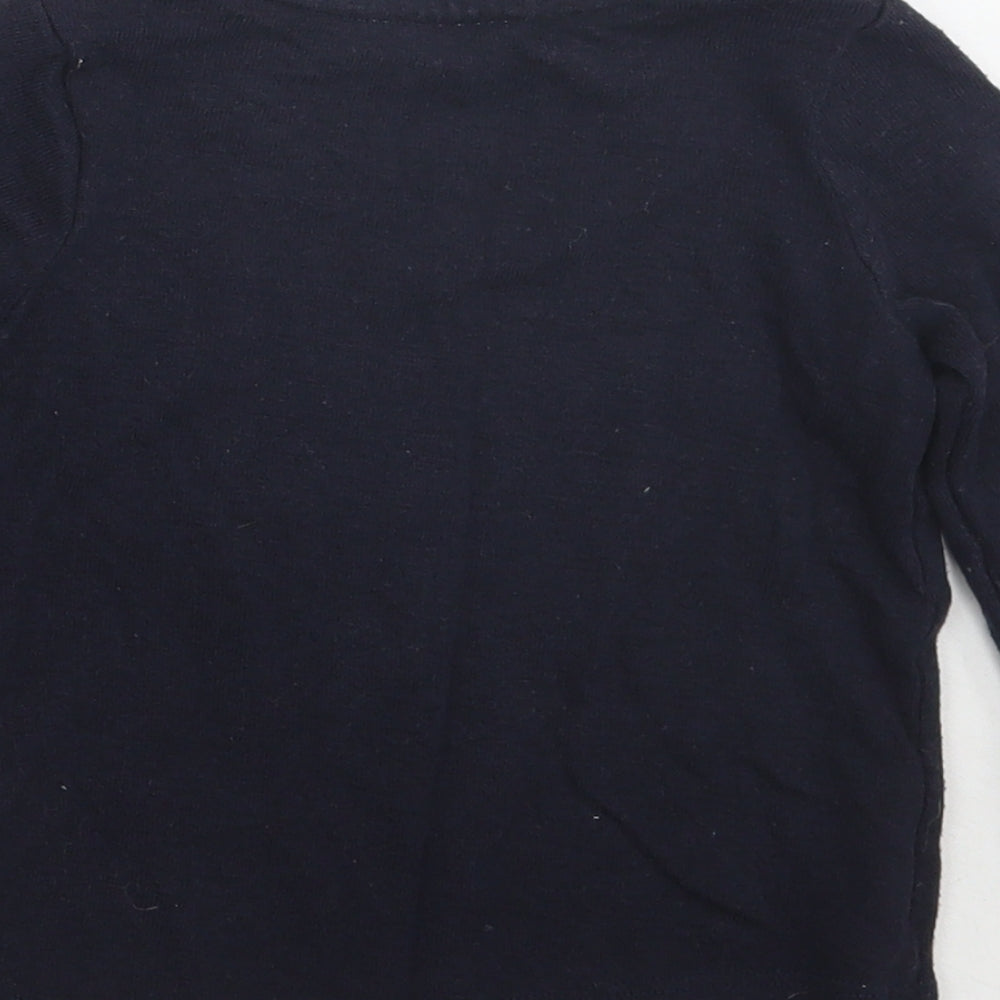F&F Girls Blue Pullover Jumper Size 9-12 Months