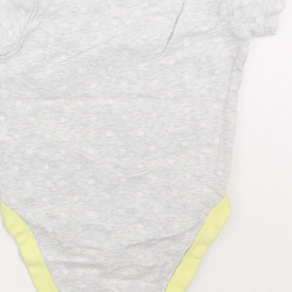 Mini Club Baby Grey Geometric Babygrow One-Piece Size 12-18 Months