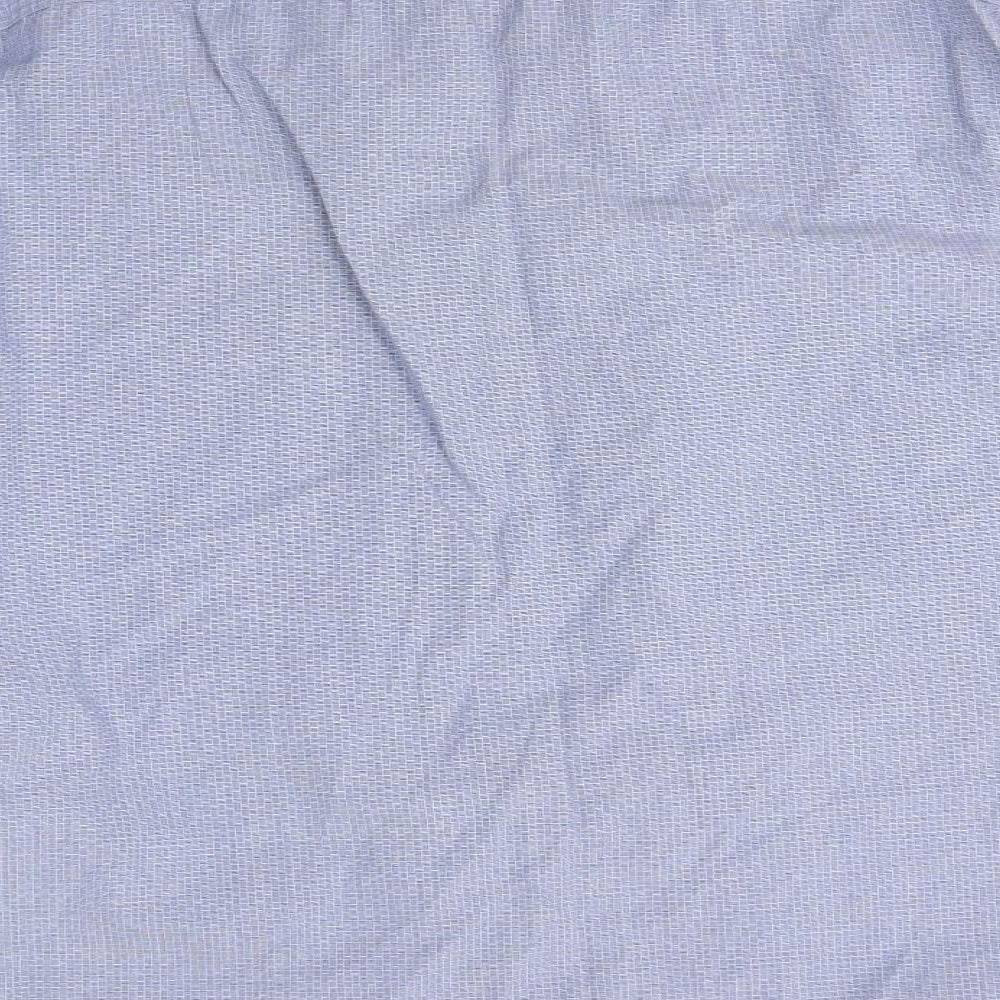 George Mens Blue Button-Up Size 2XL