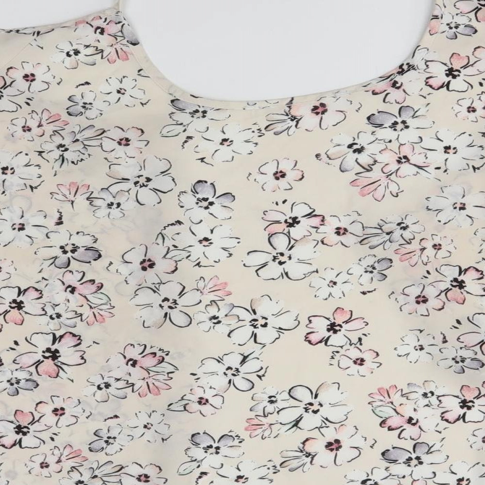 Primark Womens Multicoloured Floral Basic Button-Up Size 20
