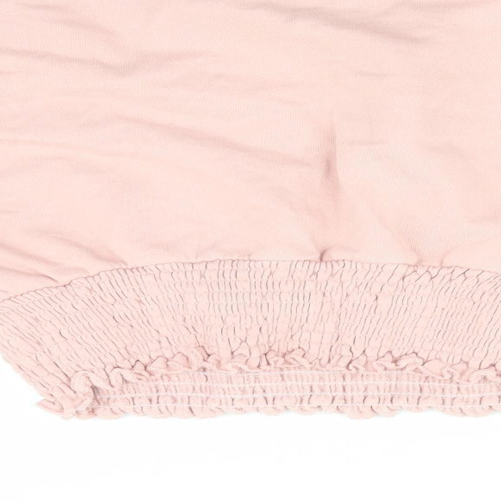 Preworn Womens Pink Pullover Sweatshirt Size S - Cropped