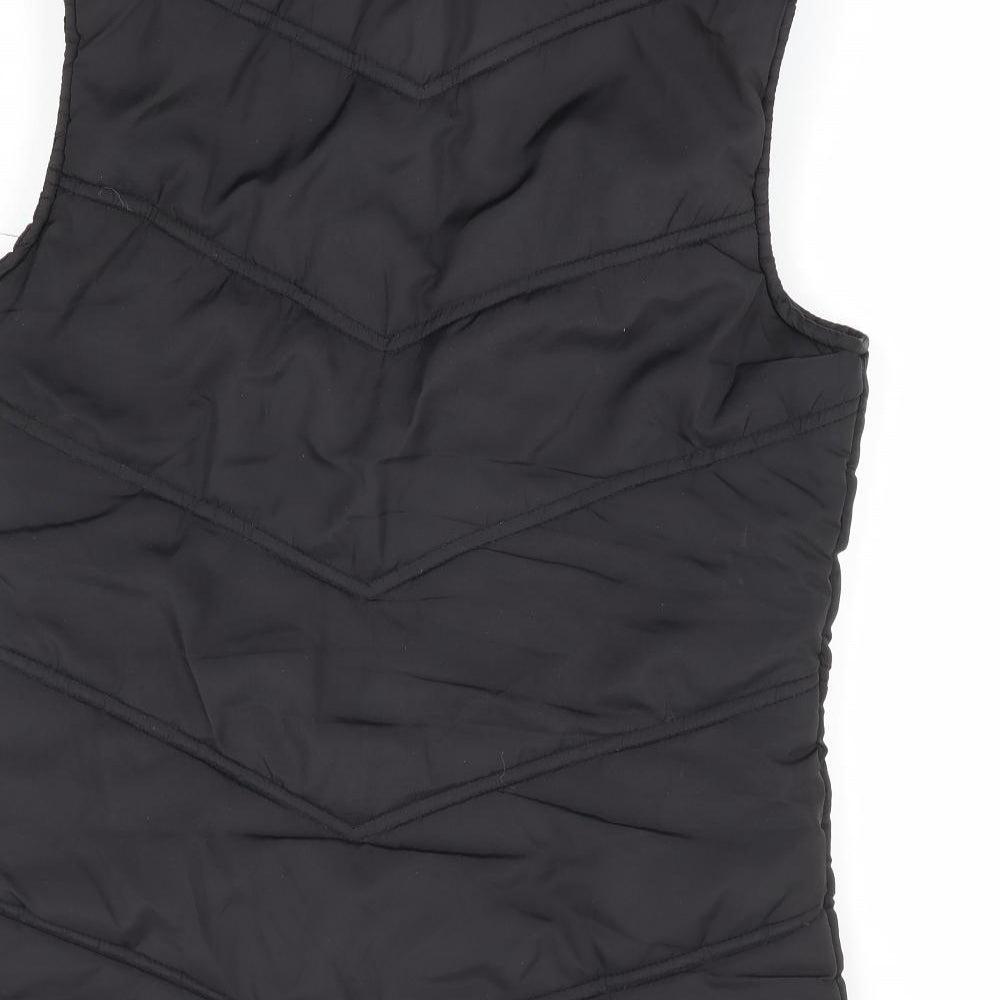 TU Womens Black Gilet Waistcoat Size 8