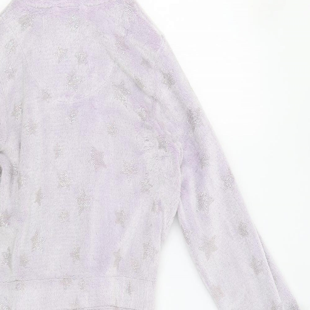 TU Girls Purple Kimono Robe Size 9-10 Years - Star Print