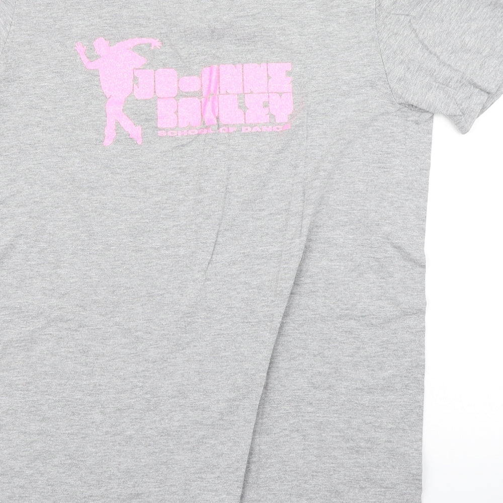 Gildan Womens Grey Basic T-Shirt Size M - Jo-Anne Bayley school of dance