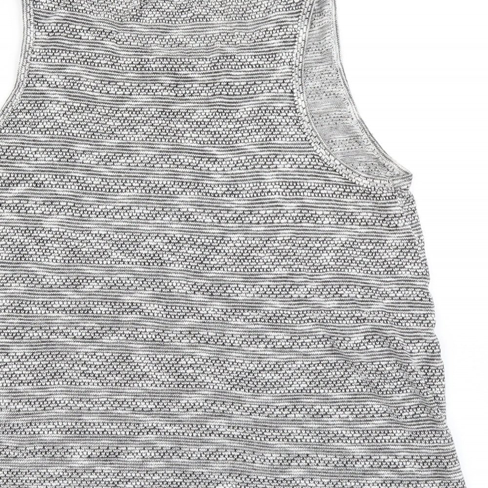 Bellfield Womens Grey Basic Tank Size M