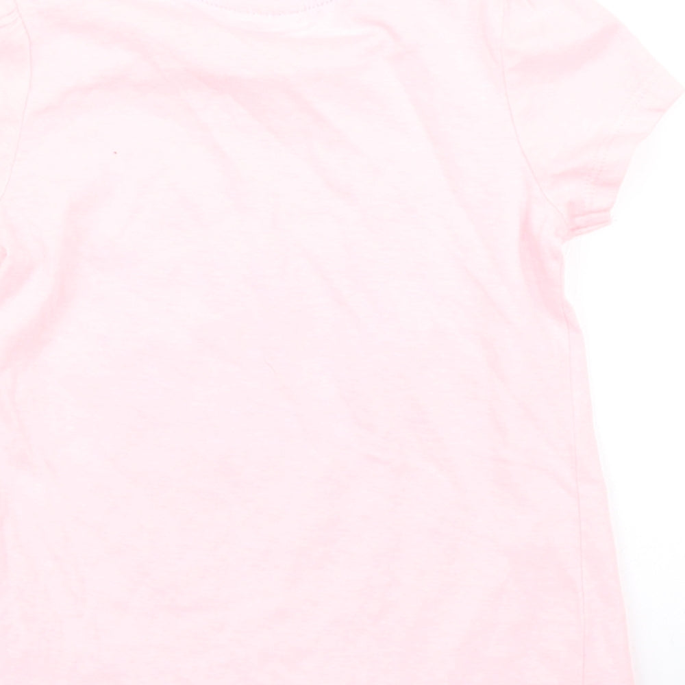So Cute Girls Pink Basic T-Shirt Size 18-24 Months