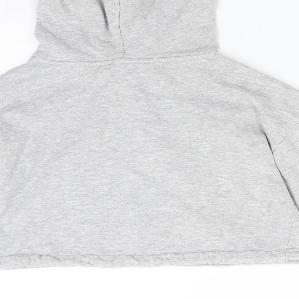 H&M Girls Grey Pullover Sweatshirt Size 8-9 Years - New York