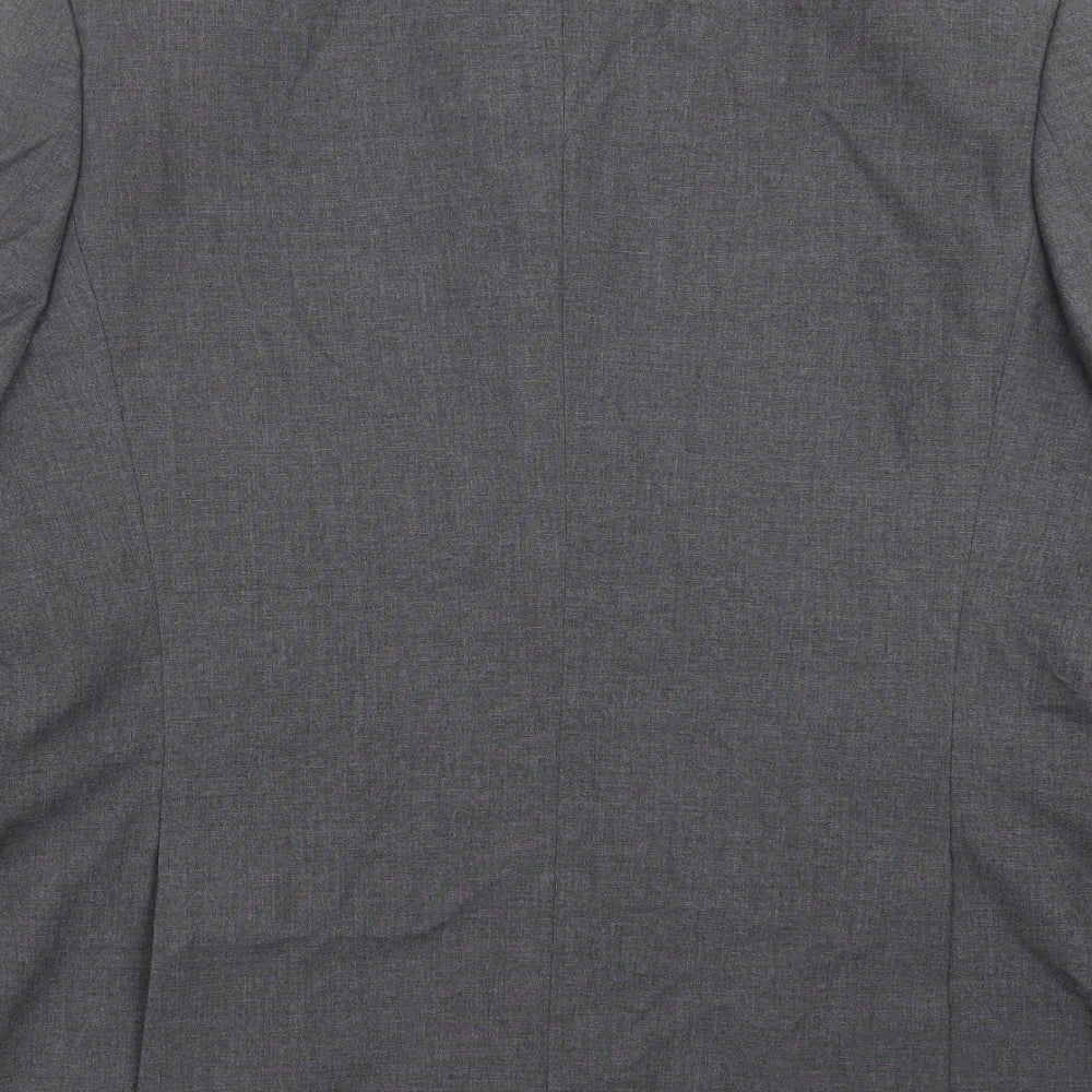 Burton Mens Grey Jacket Suit Jacket Size 44