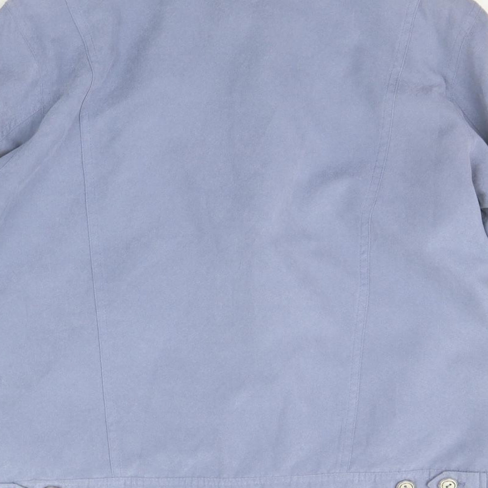 BHS Womens Blue Jacket Coat Size 10