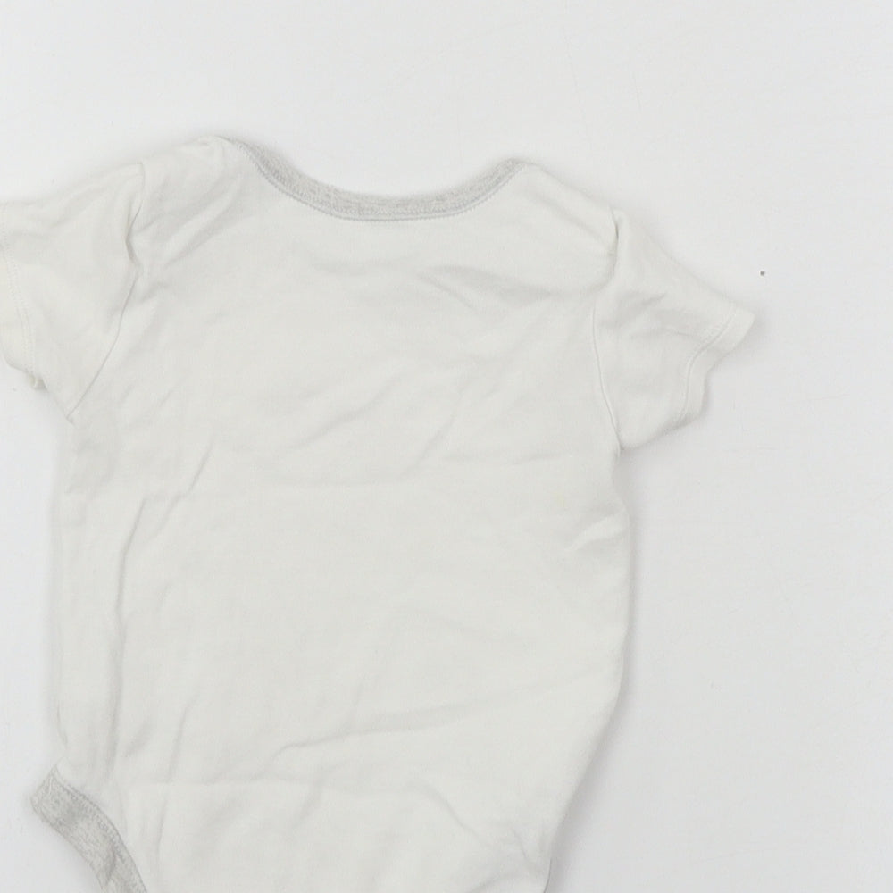 pep&co Girls White Babygrow One-Piece Size 9-12 Months