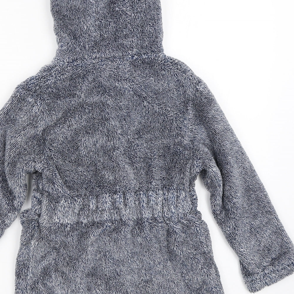 Matalan Boys Blue Solid Robe Size 2-3 Years