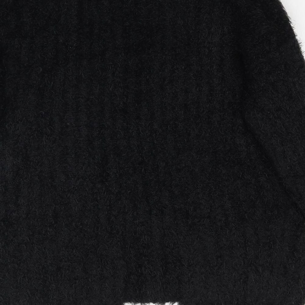 Primark Womens Black Cardigan Jumper Size S - Fuzzy