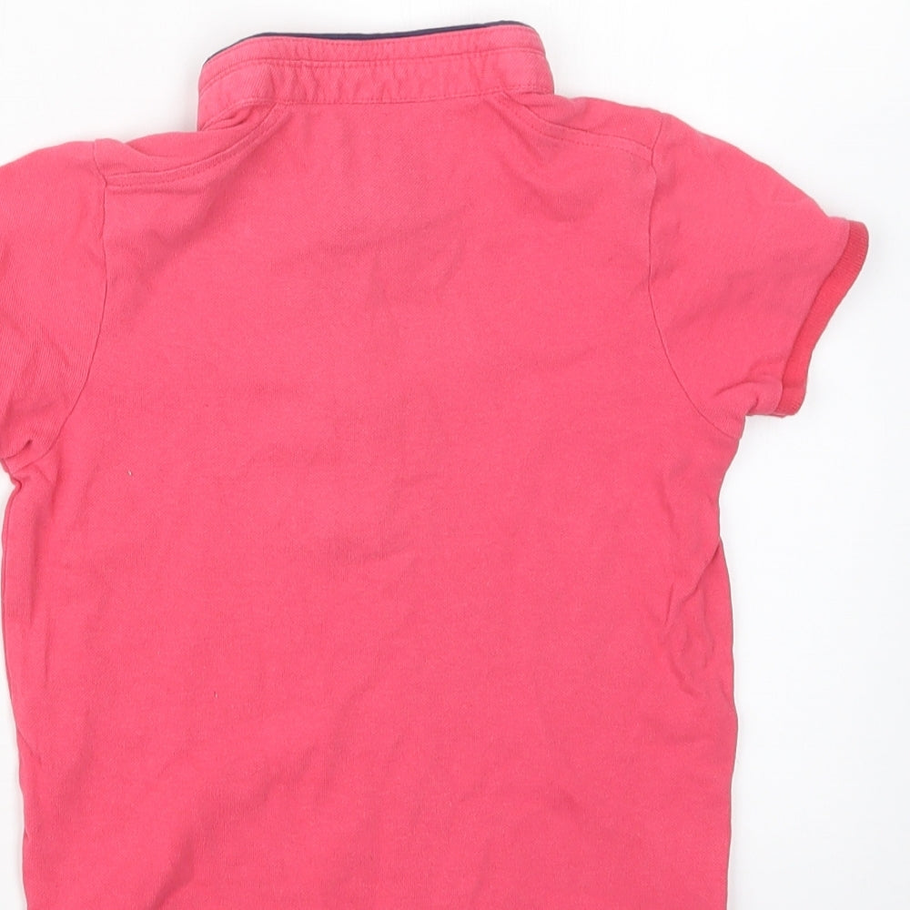 Matalan Boys Pink Basic Polo Size 6 Years