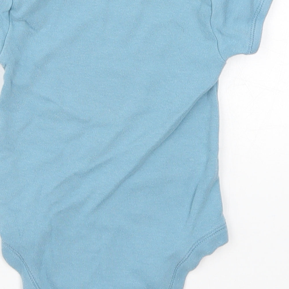 Matalan Baby Blue Babygrow One-Piece Size 6-9 Months - Tiny But Roarsome