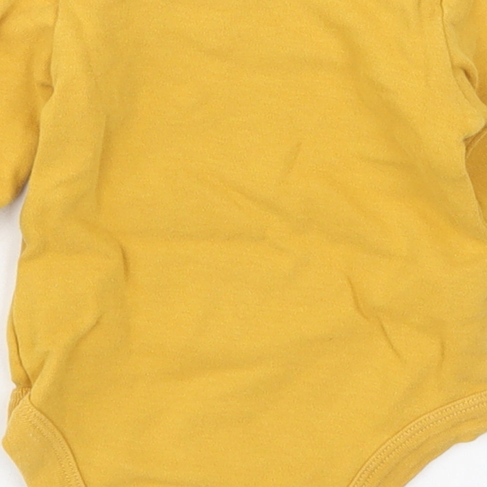 TU Baby Yellow Babygrow One-Piece Size 0-3 Months - Dinosaur