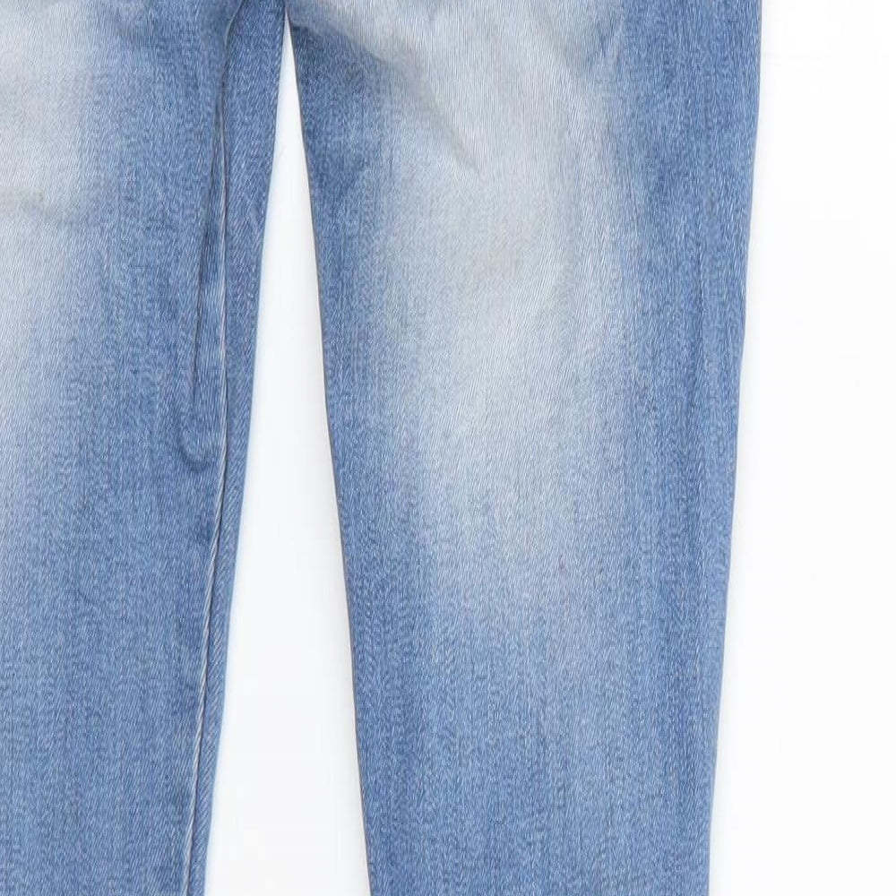 kangxyijia Womens Blue Skinny Jeans Size 25 L29 in