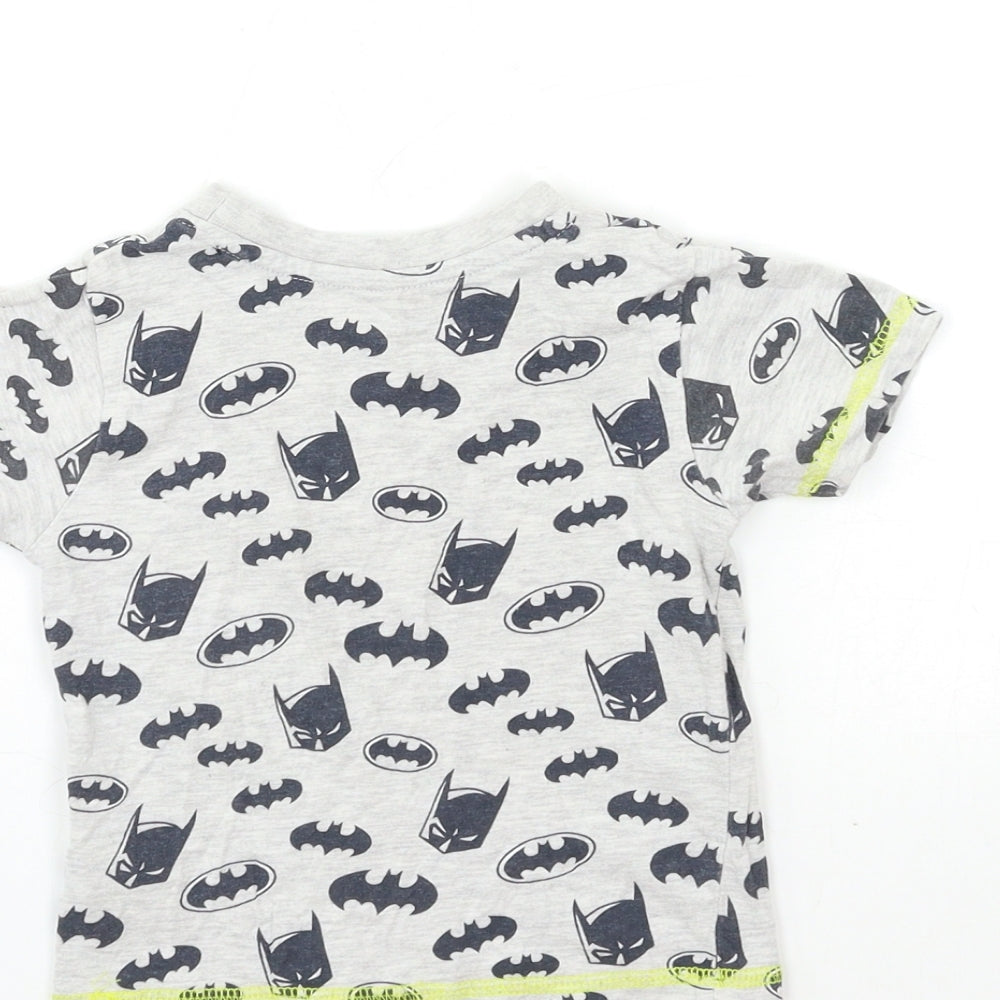 Batman Baby Grey Basic T-Shirt Size 12 Months - Little Hero