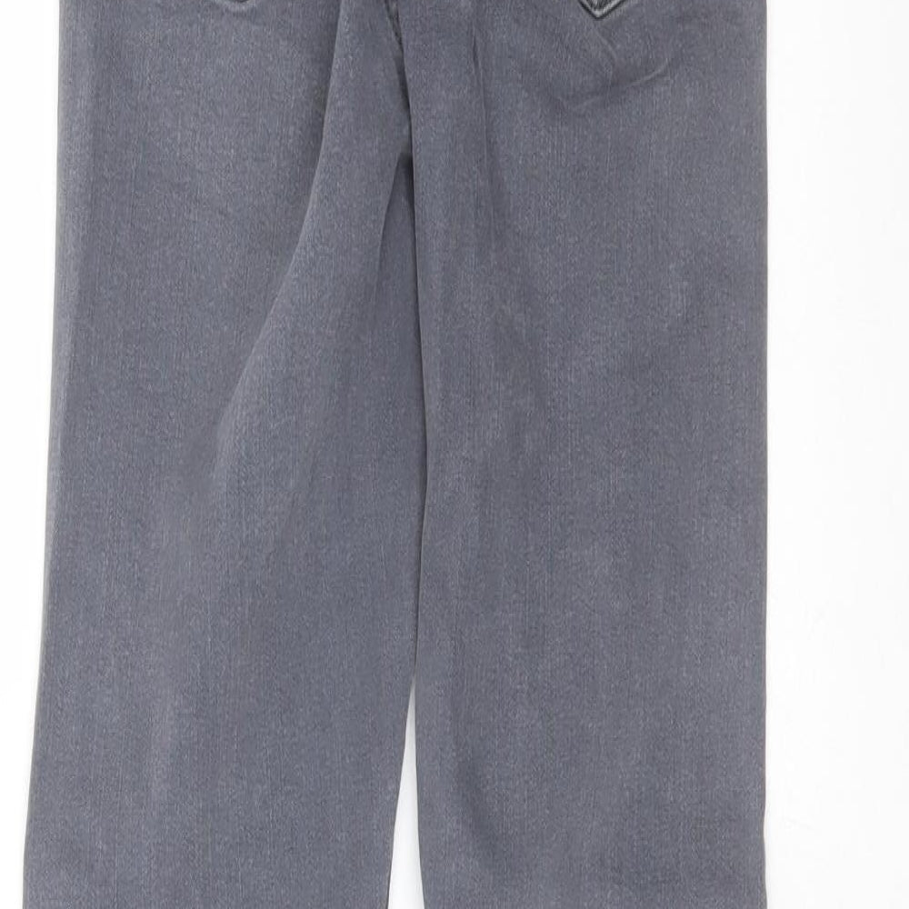 Topshop Womens Grey Denim Skinny Jeans Size 26 in L29 in