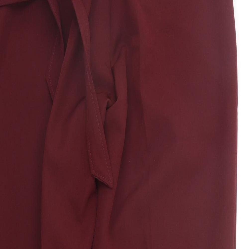 New Look Womens Purple Trousers Size 6 L23 in