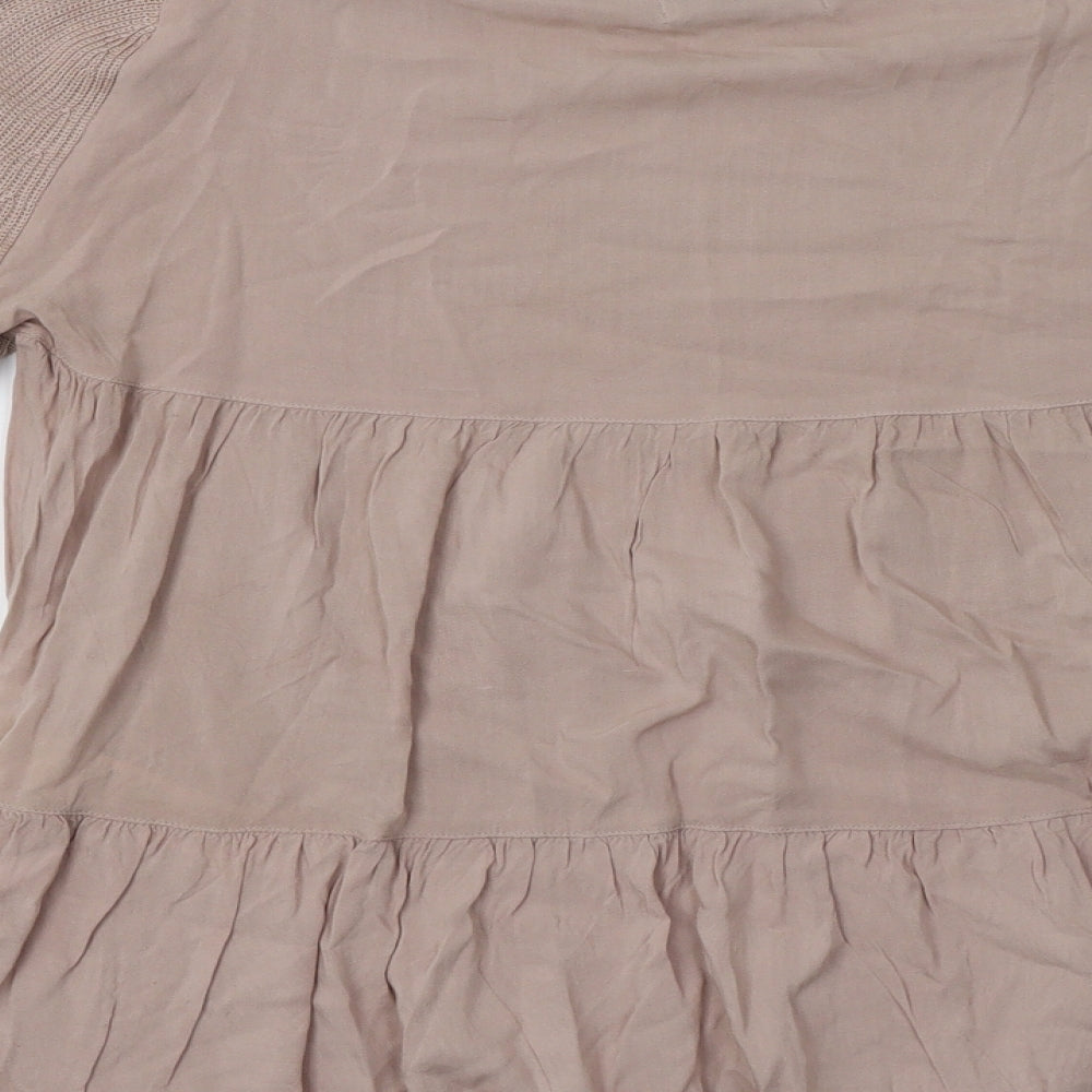 Marks and Spencer Womens Beige Pullover Sweatshirt Size 12