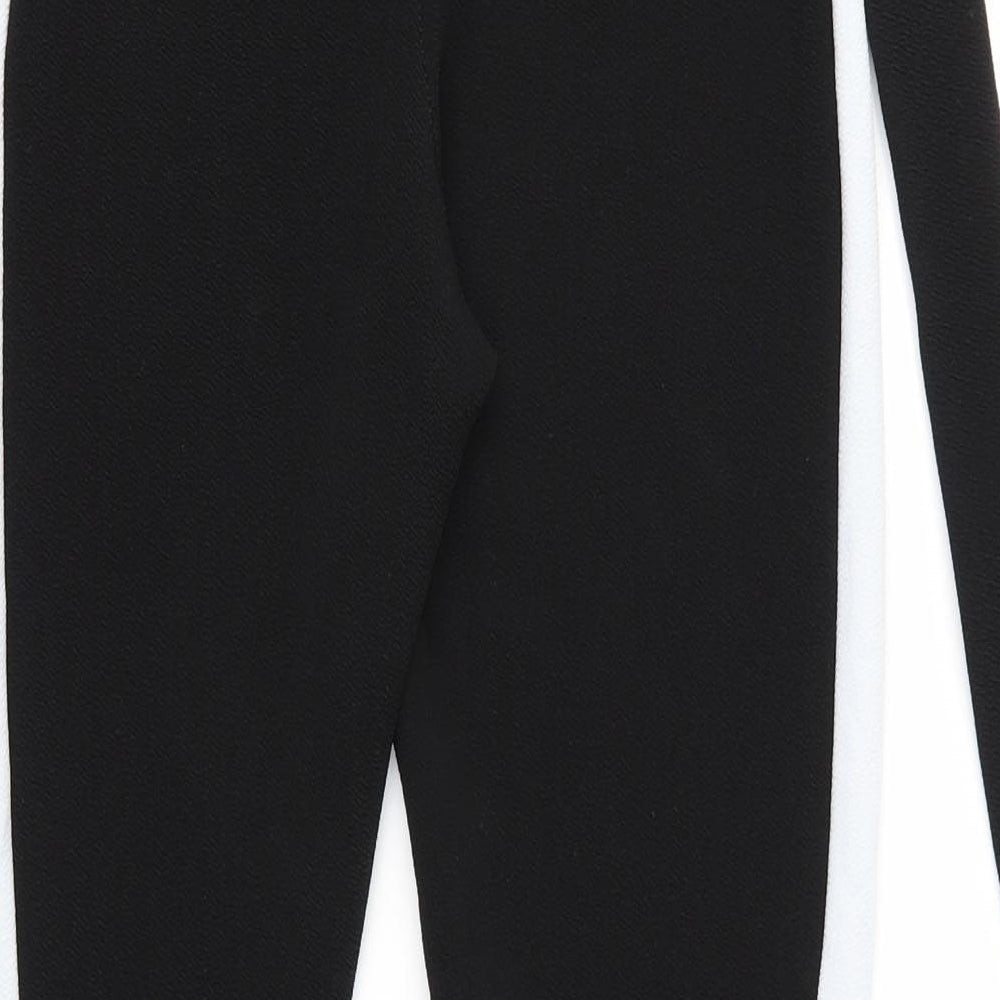 PRETTYLITTLETHING Womens Black Dress Pants Trousers Size 8 L27 in