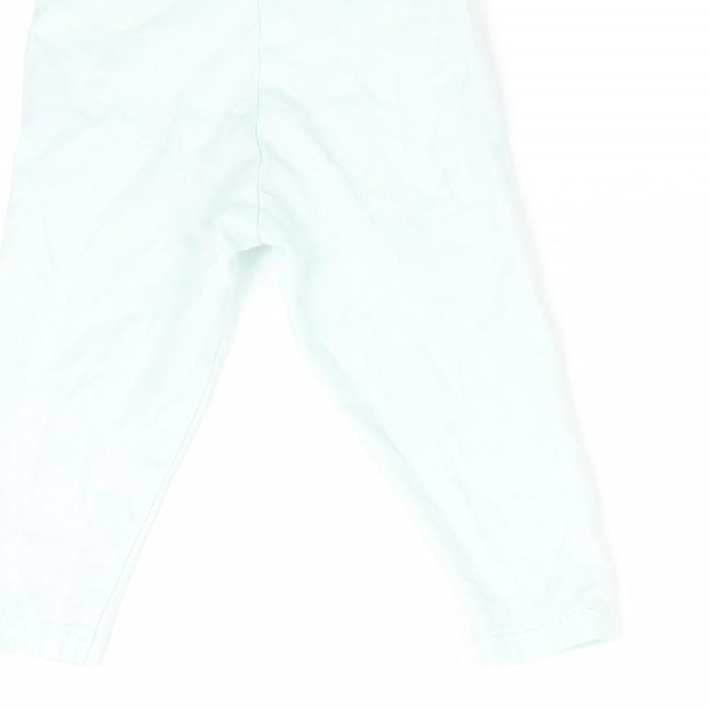 Fred & Flo Girls Green Jogger Leggings Size 3-6 Months - Mint Green