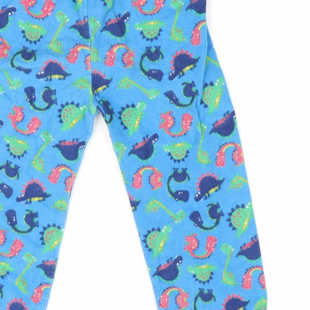 Rebel by Primark Boys Blue Animal Print Pyjama Pants Size 2-3 Years - Dinasour Print