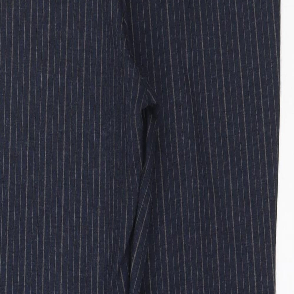 TU Womens Blue Striped Suit Trousers Size 14