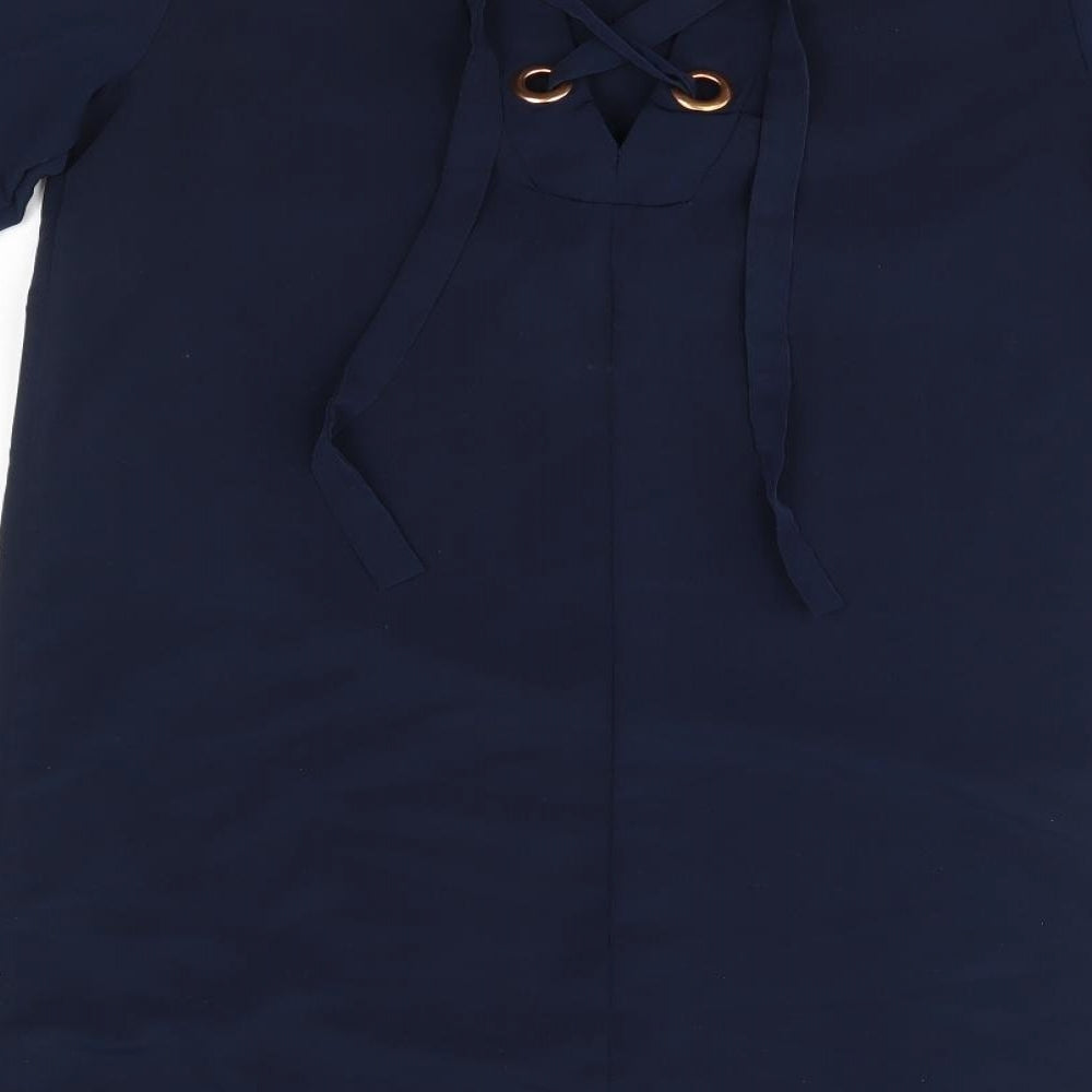 Atmosphere Womens Blue A-Line Size 12