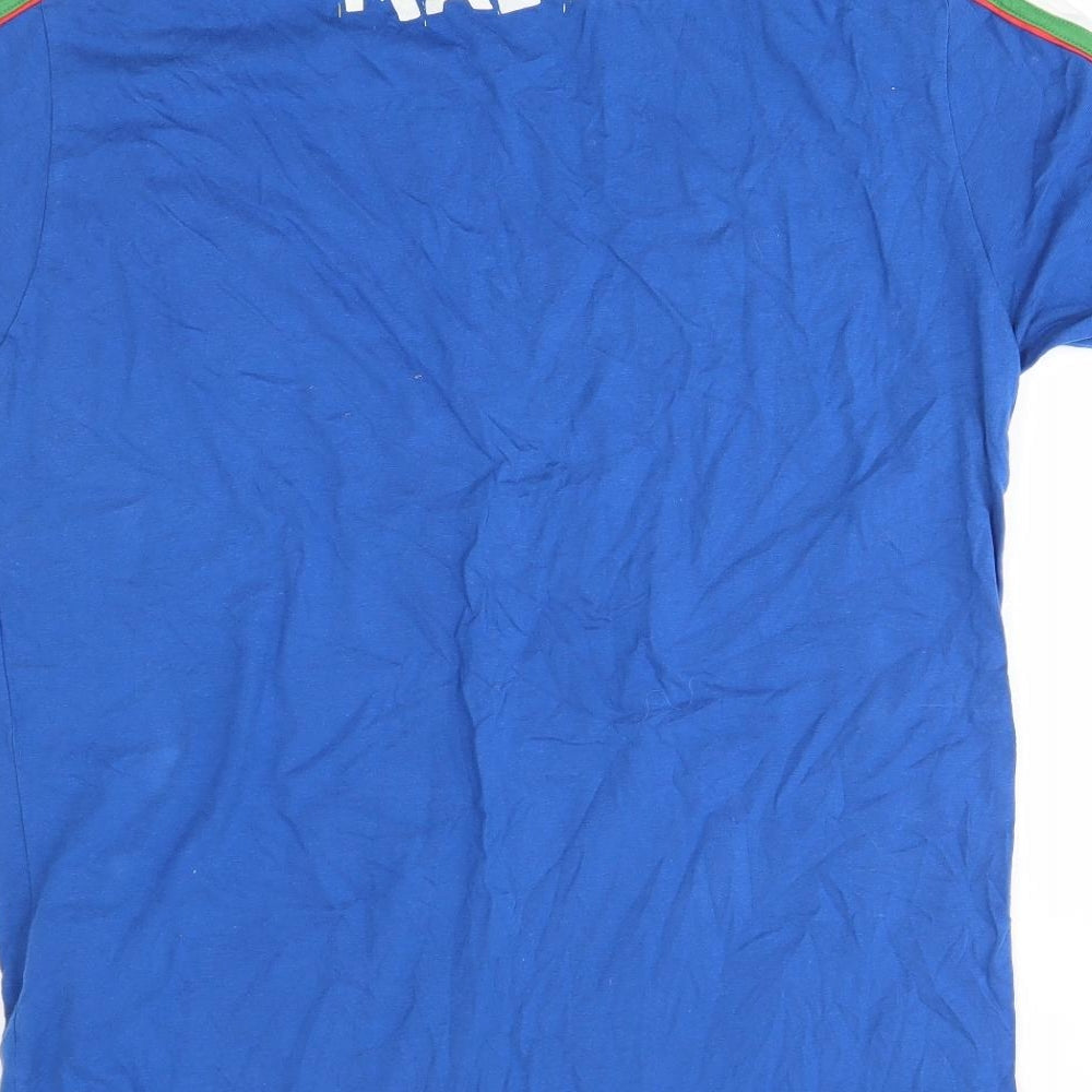 Zara Mens Blue T-Shirt One Size - italia, football