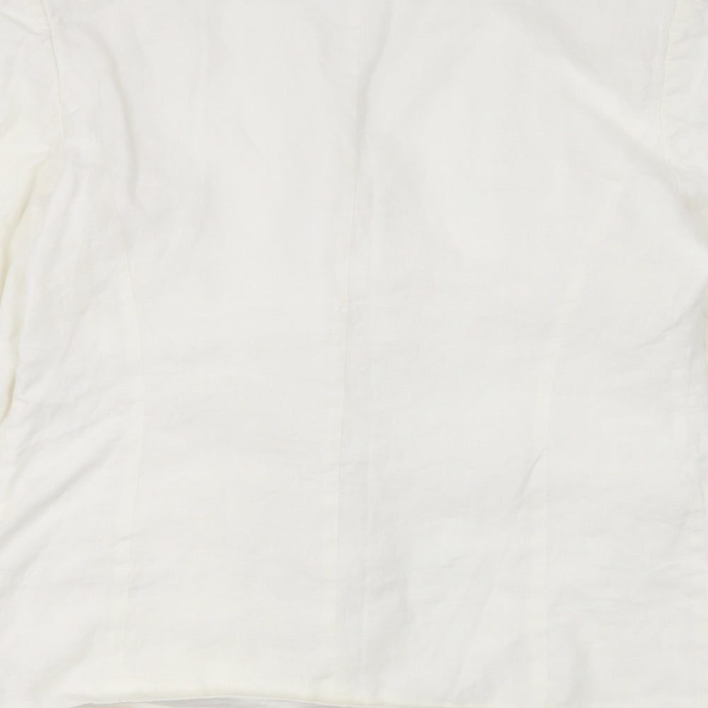 Gerry Weber Womens White Basic Button-Up Size 14