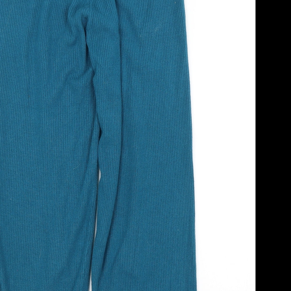PRETTYLITTLETHING Womens Blue Sweatpants Trousers Size 12 L24 in