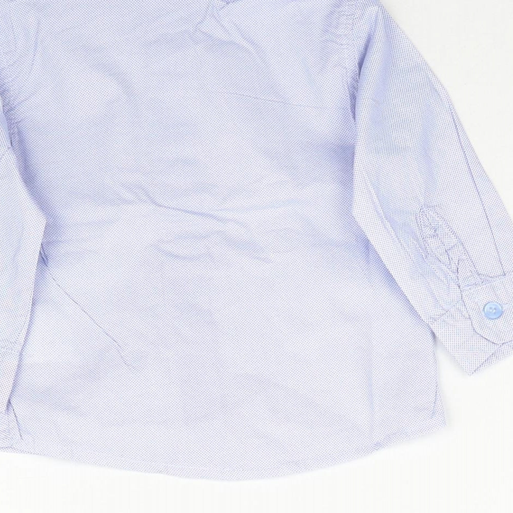 Stelle & Pupi Baby Blue Basic Button-Up Size 6-9 Months