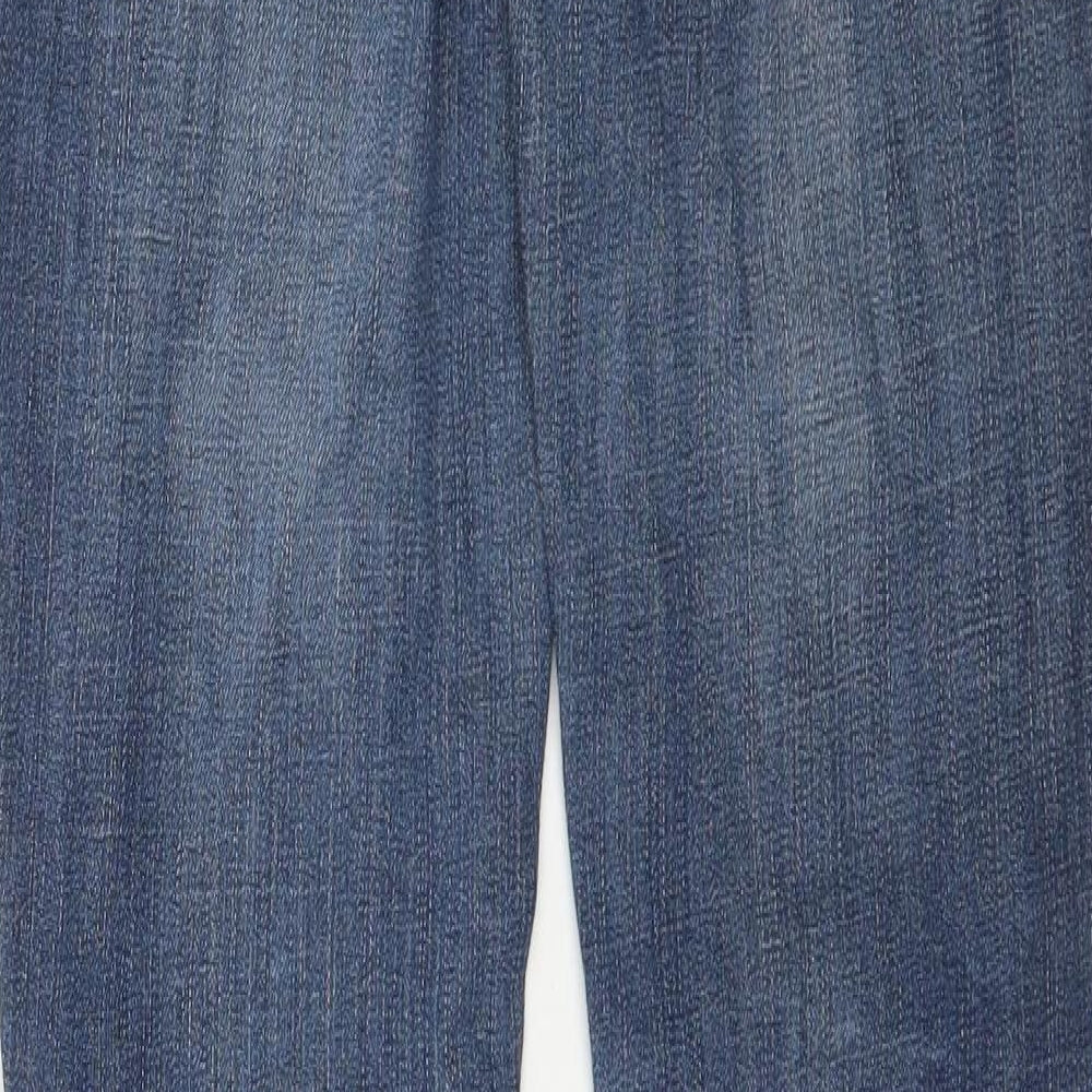 Topshop Womens Blue Denim Skinny Jeans Size 28 in L31 in