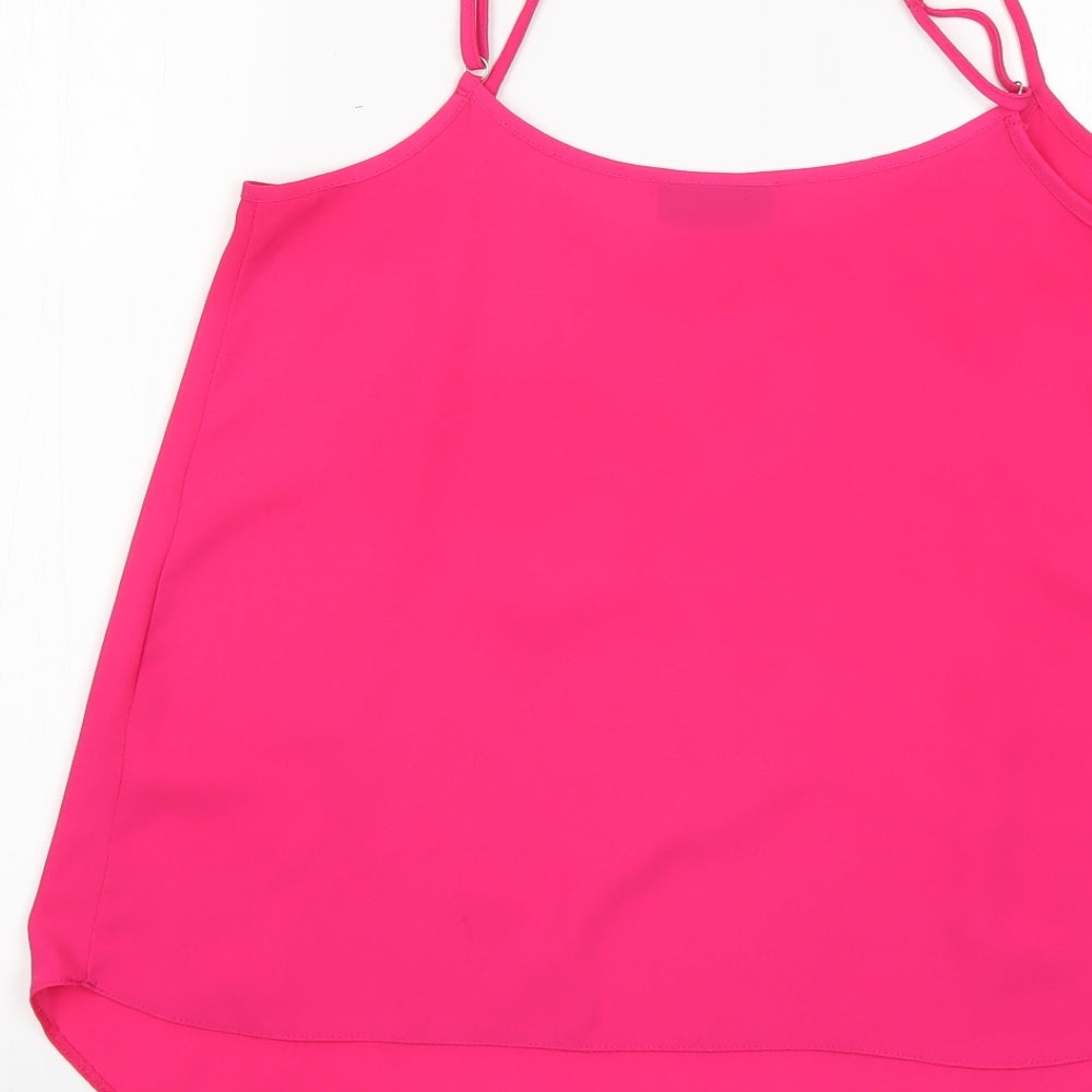 Wallis Womens Pink Basic Blouse Size 8