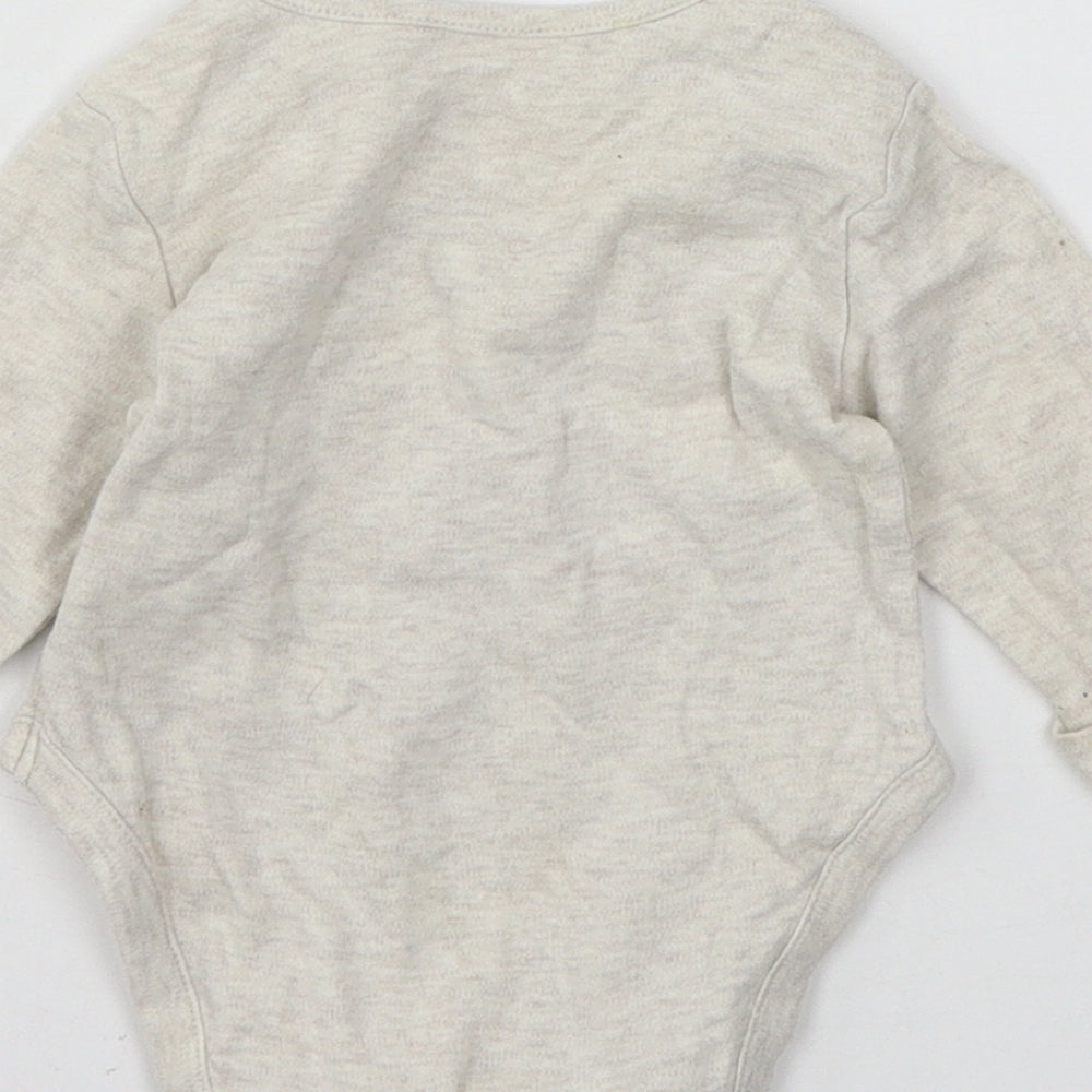 Mothercare Baby Beige Jersey Babygrow One-Piece Size 0-3 Months