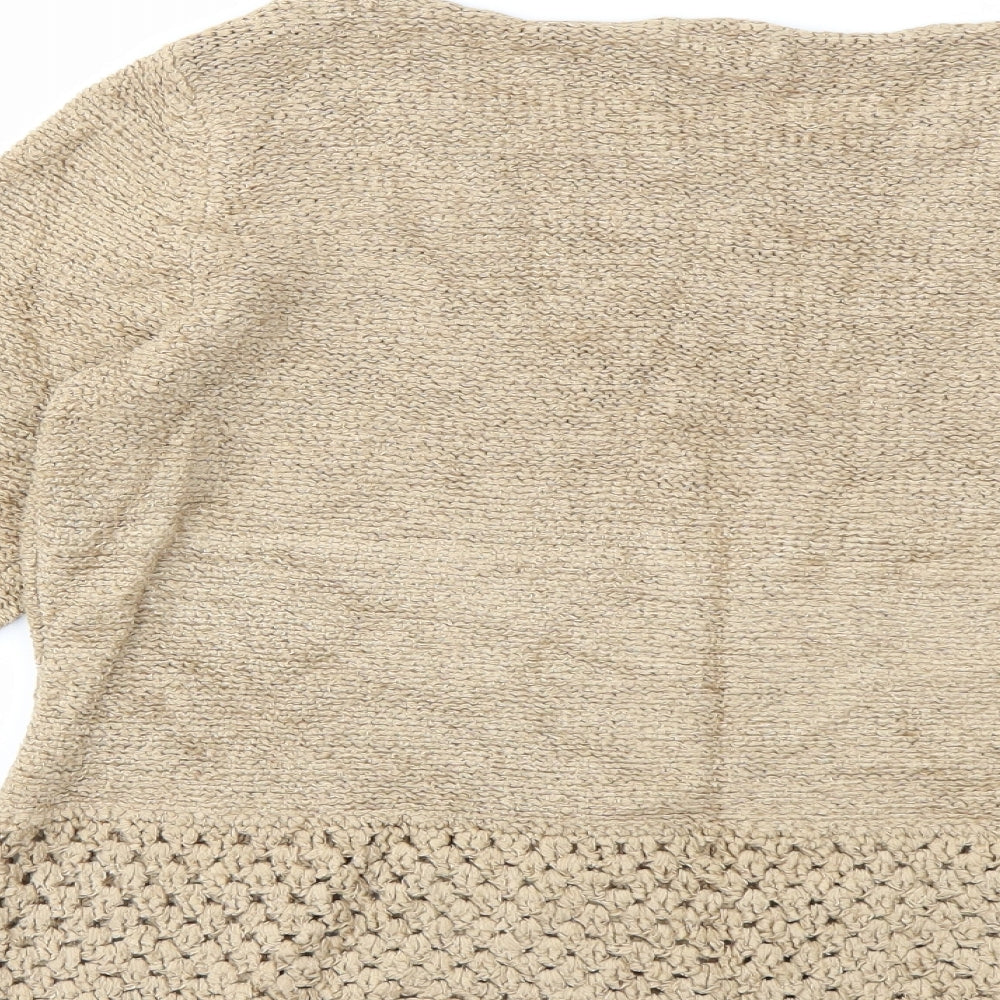 M&S Womens Beige Pullover Jumper Size L