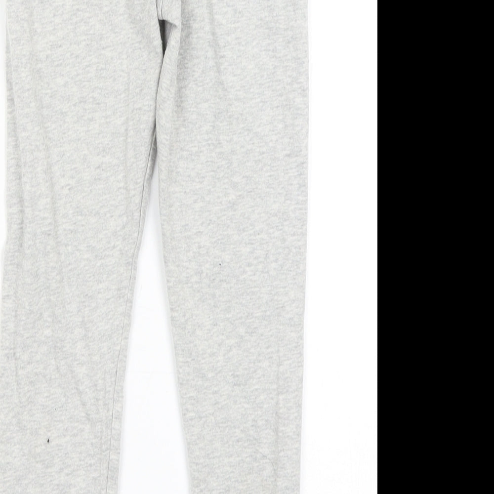 F&F Girls Grey Capri Trousers Size 6-7 Years