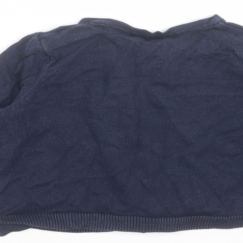 H&M Girls Blue Cardigan Jumper Size 18-24 Months