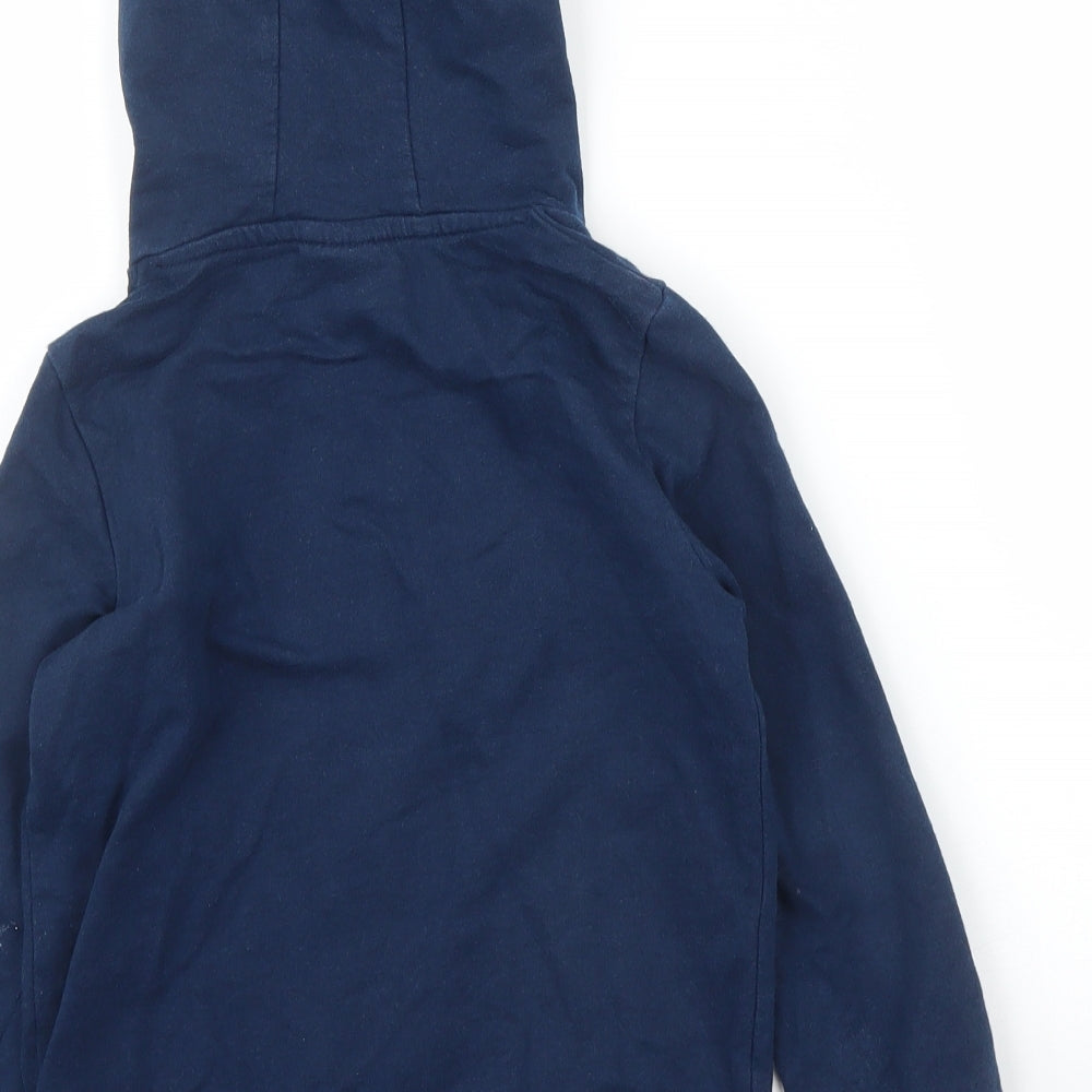 LC Waikiki Boys Blue Pullover Hoodie Size 5 Years - Dinosaur