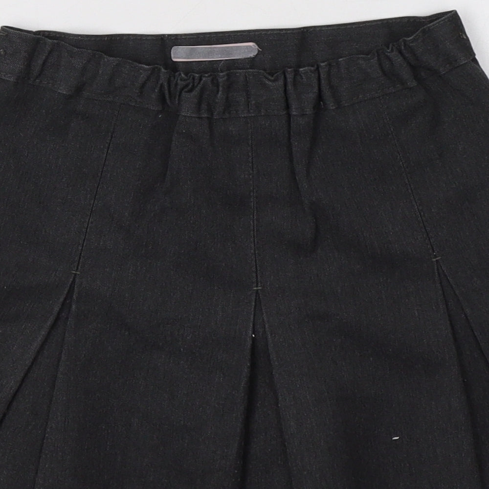 Marks and Spencer Girls Grey A-Line Skirt Size 4 Years - School Wear