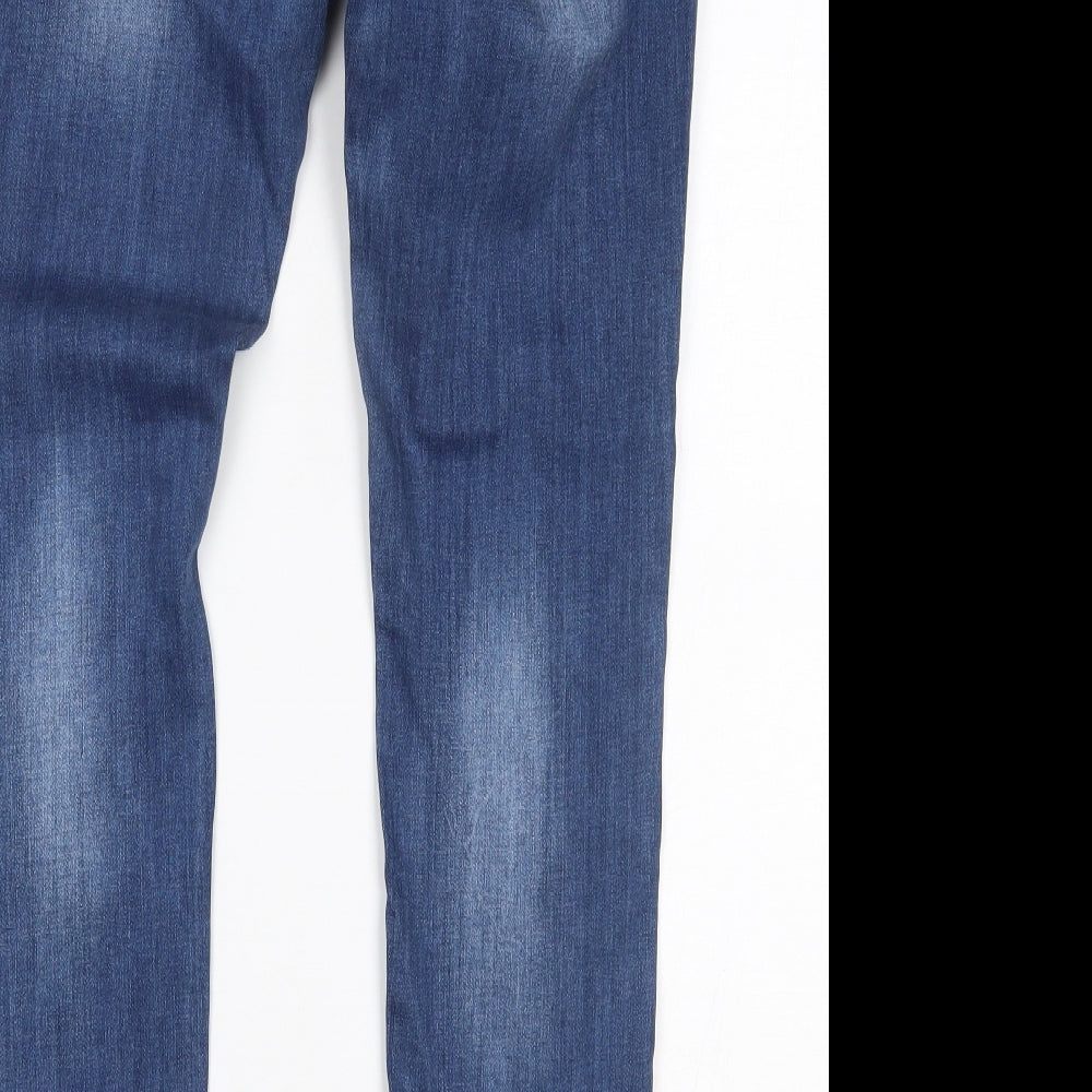 Toxik3 Womens Blue Denim Skinny Jeans Size XL L29 in