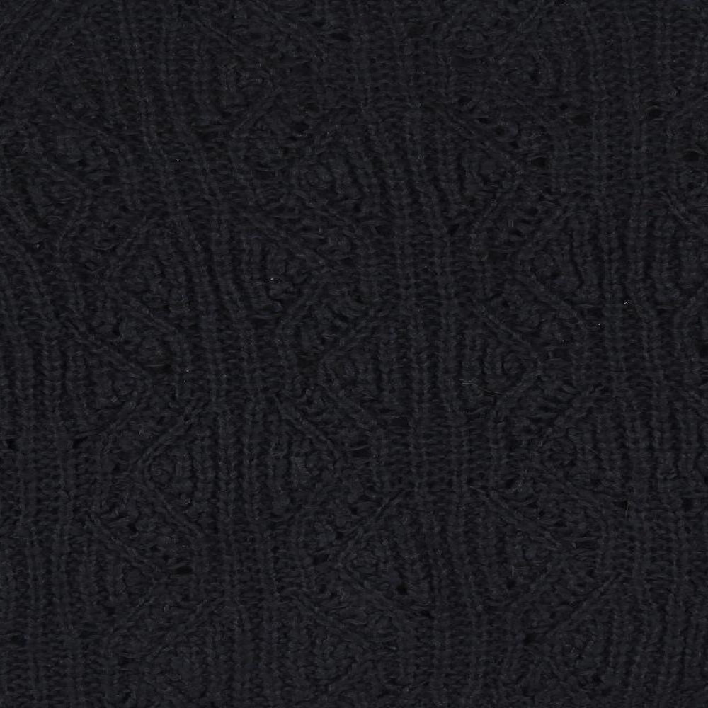 Florence and Fred Womens Black Pullover Jumper Size 12 - open knit
