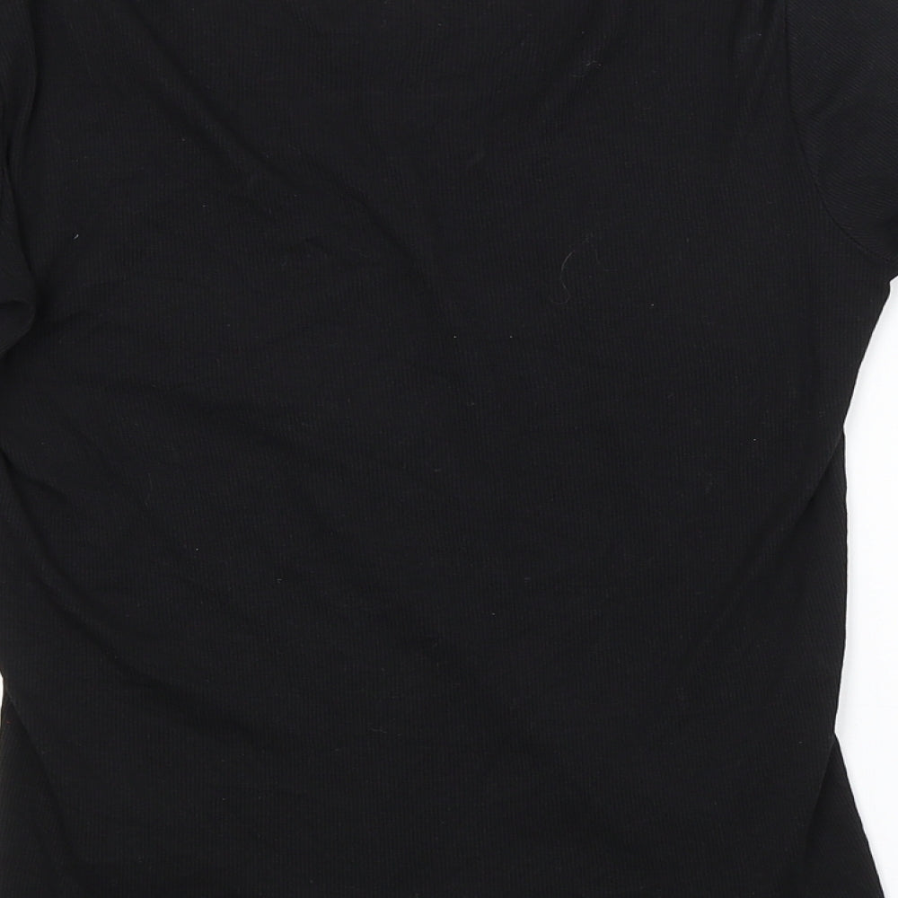 H&M Womens Black Basic Blouse Size L