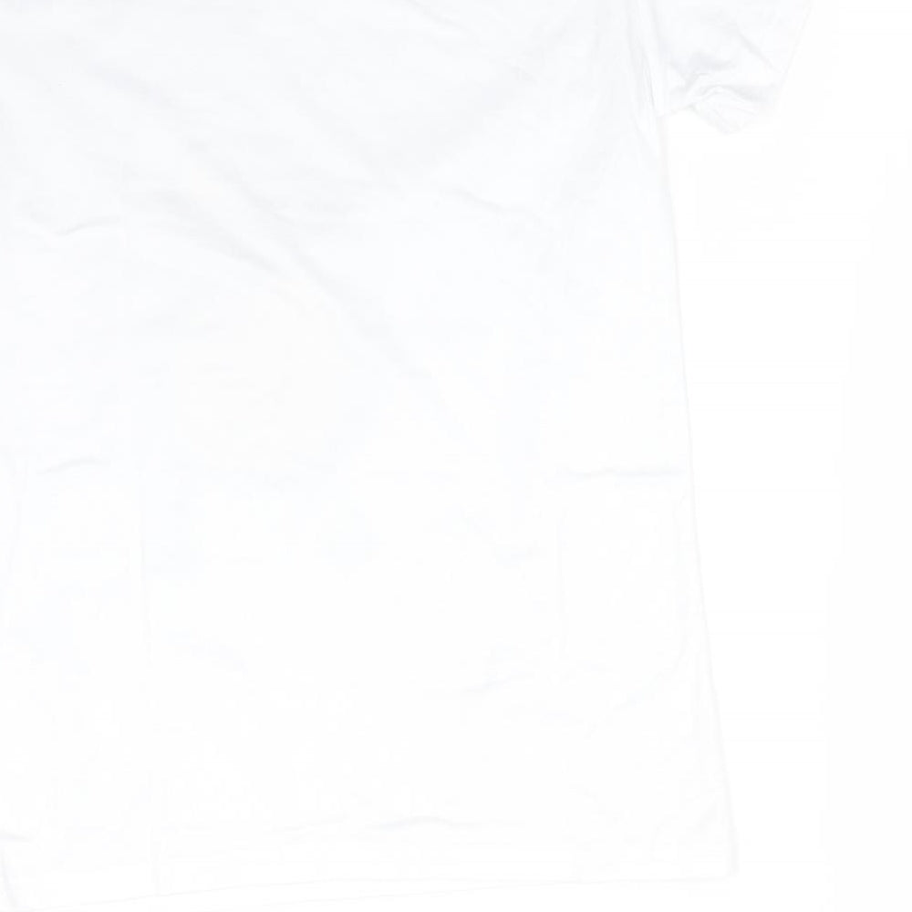 Preworn Womens White Basic T-Shirt Size S - AVACARDO
