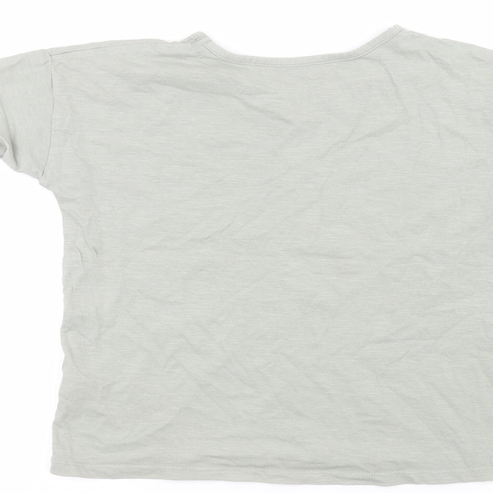 Matalan Boys Green Basic T-Shirt Size 11 Years