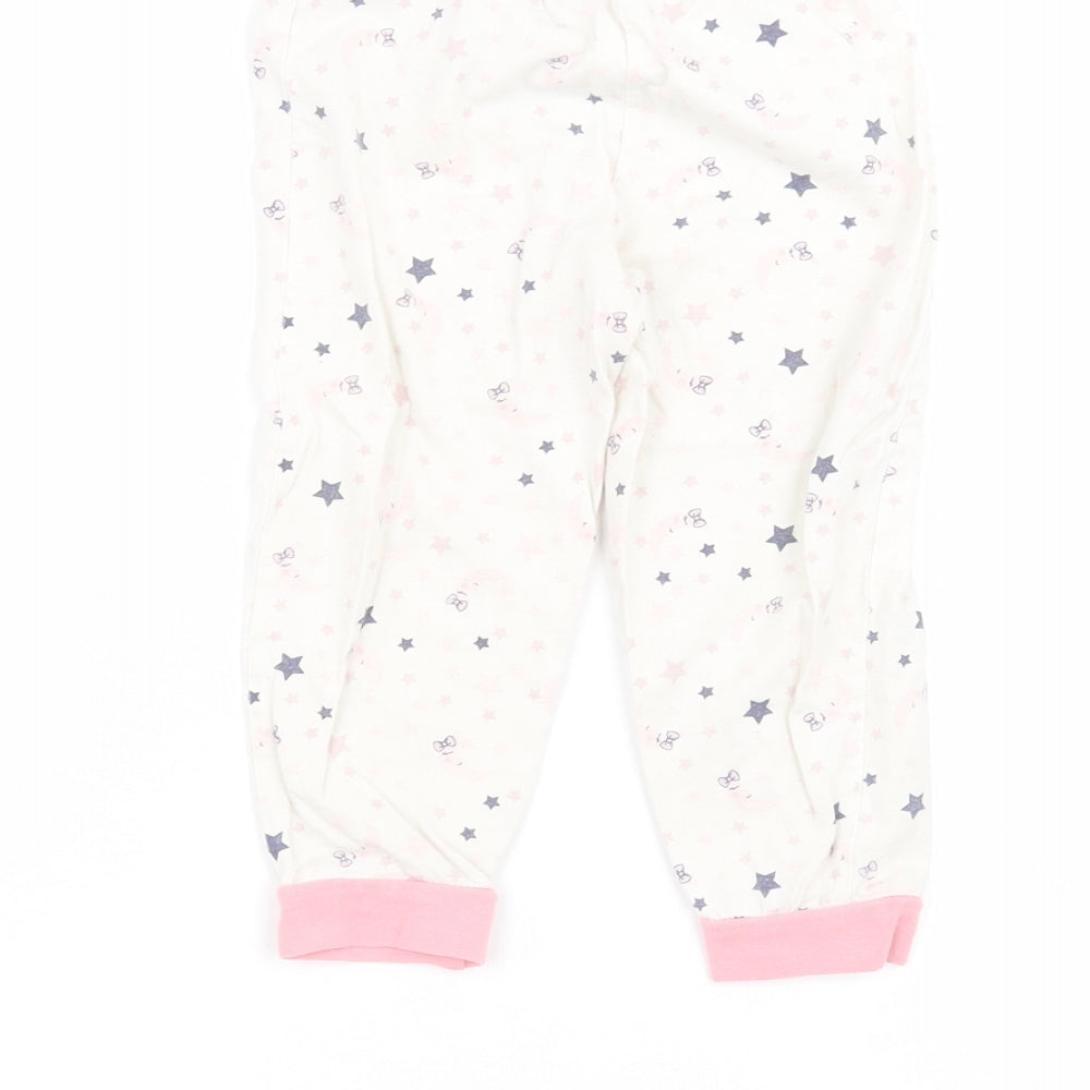 Matalan Baby White Sweatpants Trousers Size 18-24 Months