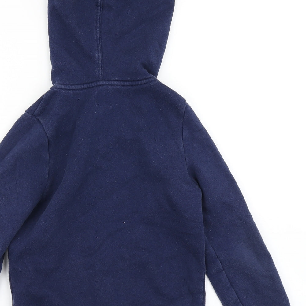 Gap Girls Blue Full Zip Hoodie Size 5 Years