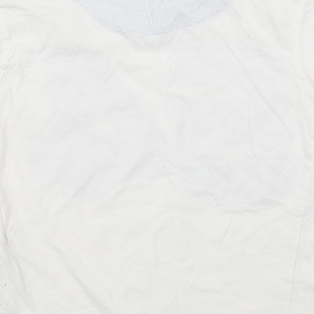 Vertbaudet Boys White Basic T-Shirt Size 6 Years