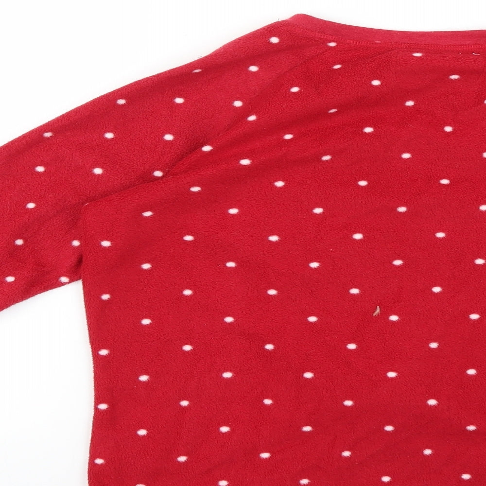 for your perfect Christmas Womens Red Polka Dot Top Pyjama Top Size 8 - Christmas